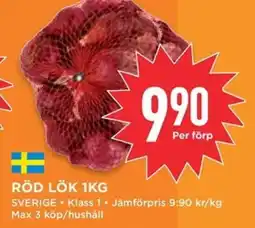 Willys Röd lök erbjuda