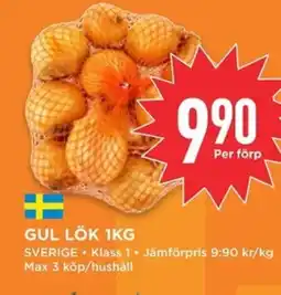 Willys Gul lök erbjuda