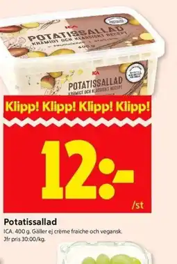 ICA Kvantum ICA Potatissallad erbjuda