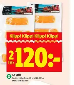 ICA Kvantum Laxfilé erbjuda