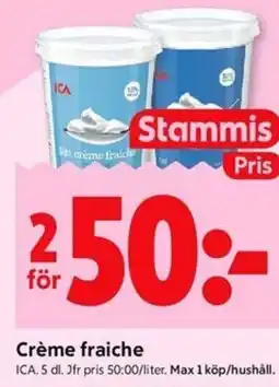 ICA Kvantum ICA Crème fraiche erbjuda