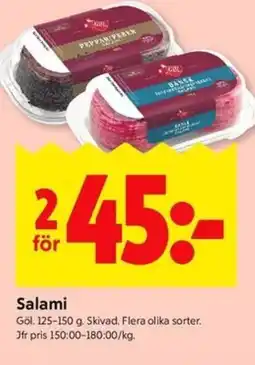 ICA Kvantum Göl Salami erbjuda