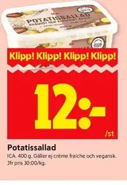 ICA Kvantum ICA Potatissallad erbjuda