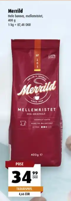 Merrild Kaffebönor