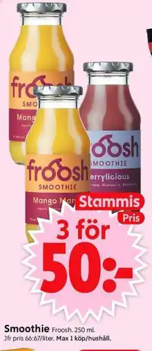 ICA Supermarket FROOSH Smoothie erbjuda