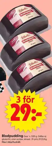 ICA Supermarket Blodpudding erbjuda