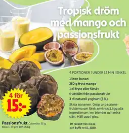 ICA Supermarket Passionsfrukt erbjuda