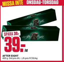 ÖoB After eight erbjuda