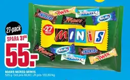 ÖoB Mars mixed minis erbjuda