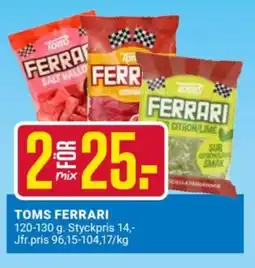 ÖoB TOMS Ferrari erbjuda