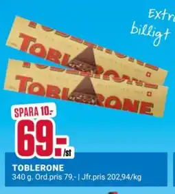 ÖoB Toblerone erbjuda
