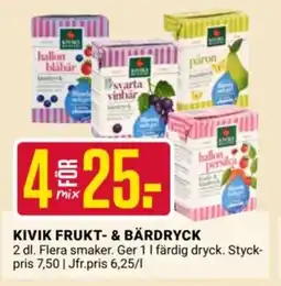 ÖoB Kivik frukt- & bärdryck erbjuda
