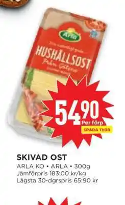 Willys SKIVAD OST erbjuda