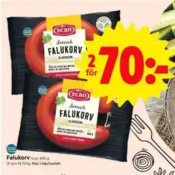 ICA Supermarket Falukorv erbjuda