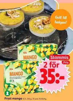 ICA Supermarket Fryst mango ICA erbjuda