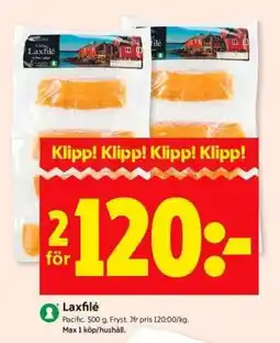 ICA Supermarket Laxfilé erbjuda