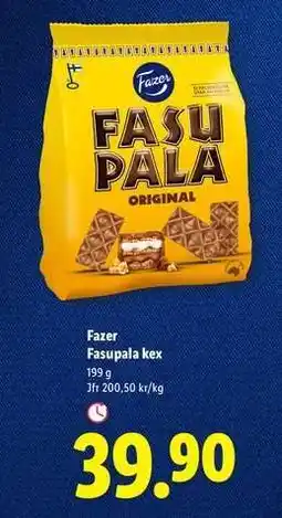 Lidl Fazer Fasupala kex erbjuda