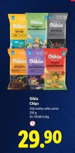 Lidl Oikia chips erbjuda