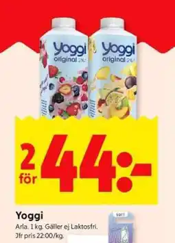 ICA Supermarket YOGGI erbjuda