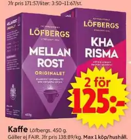 ICA Supermarket KAFFE LÖFBERGS erbjuda