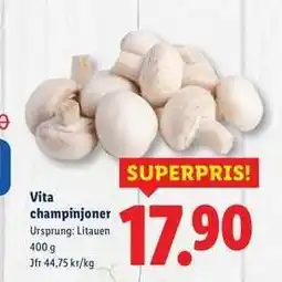 Lidl Vita champinjoner erbjuda