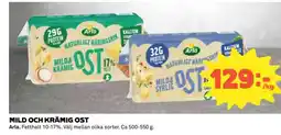 Coop Mild och Krämig Ost erbjuda