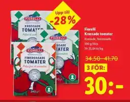 Lidl Fiorelli krossade tomater erbjuda
