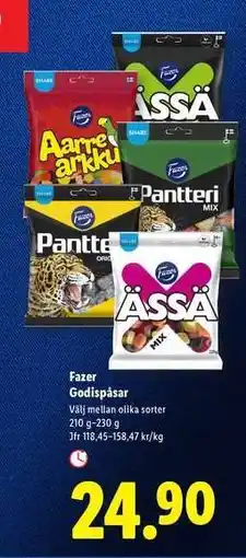 Lidl Fazer Godispåsar erbjuda