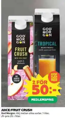 Coop Juice/fruit crush erbjuda