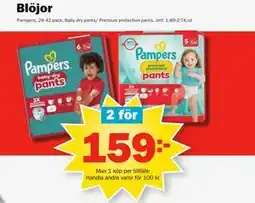 Pekås Blöjor, SEK 159 erbjuda
