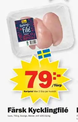 Pekås Färsk Kycklingfilé, Medlemspris erbjuda