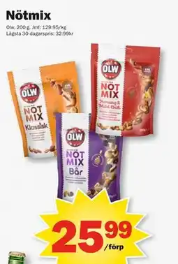 Pekås Nötmix, SEK 25.99 erbjuda
