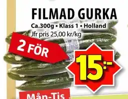 Matvärlden Tensta FILMAD GURKA, SEK 15 erbjuda