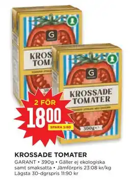 Willys Hemma KROSSADE TOMATER, SEK 18 erbjuda