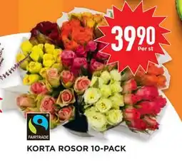 Willys Hemma KORTA ROSOR 10-PACK, SEK 39.9 erbjuda
