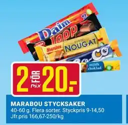 ÖoB MARABOU STYCKSAKER, SEK 20 erbjuda
