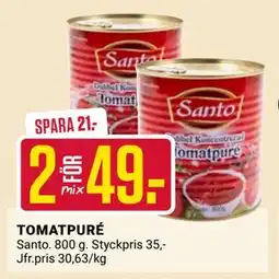 ÖoB TOMATPURÉ, SEK 49 erbjuda