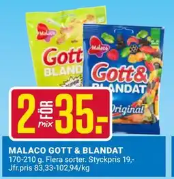 ÖoB MALACO GOTT & BLANDAT, SEK 35 erbjuda