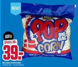 ÖoB BIG BAG POPCORN, SEK 39 erbjuda
