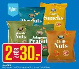 ÖoB SNACKS, SEK 30 erbjuda