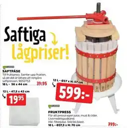 Jem&Fix FRUKTPRESS erbjuda