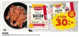 Coop Daglivs BACON, SEK 30 erbjuda