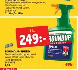 Jem&Fix ROUNDUP SPEED erbjuda
