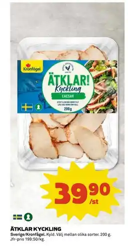 Coop Daglivs ÄTKLAR KYCKLING, SEK 39.9 erbjuda