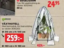 Jem&Fix VÄXTHOTELL erbjuda