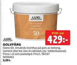 Jem&Fix GOLVFÄRG, SEK 429 erbjuda
