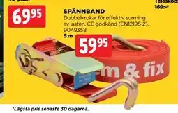 Jem&Fix SPÄNNBAND, SEK 59.95 erbjuda