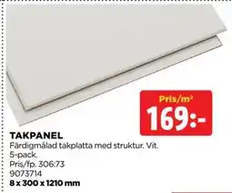 Jem&Fix TAKPANEL, SEK 169 erbjuda