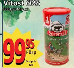 Supergrossen Vitost 60%, SEK 99.95 erbjuda