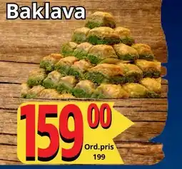 Supergrossen Baklava, SEK 159 erbjuda